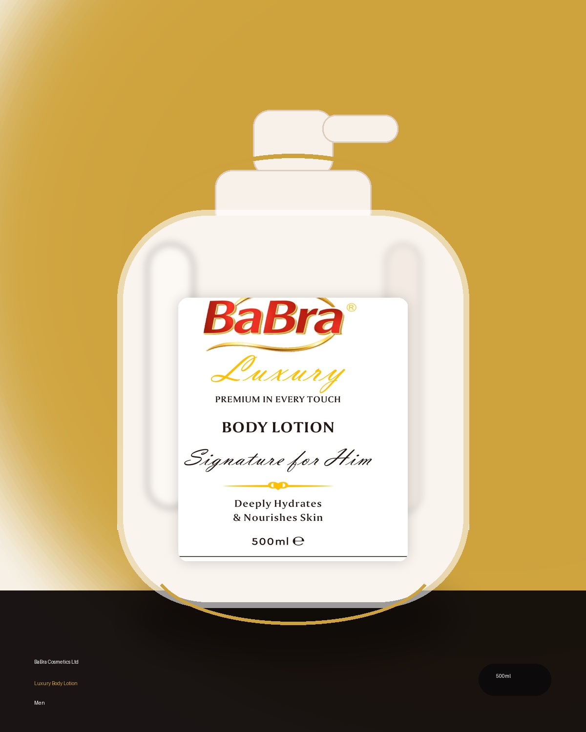 BaBra Lotion for Men